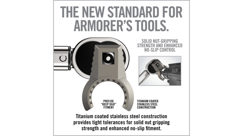 Real Avid Master-Fit AR-15 Crowfoot Wrench Set, 13-Piece, Grey, AVMF13WS