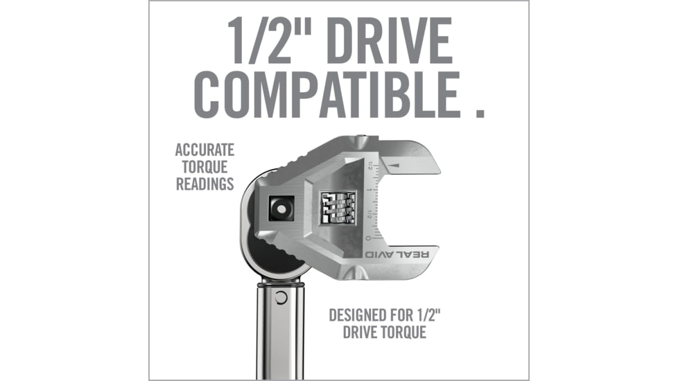 Real Avid Master-Fit Armorers Crowfoot Adjustable Wrench, Silver, Small, AVMFAW