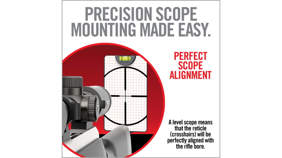 Real Avid Master Grade Scope Mounting Combo, Precision Torque Driver &amp; Reticle Leveling System, Black, AVLVLRSTCOMBO