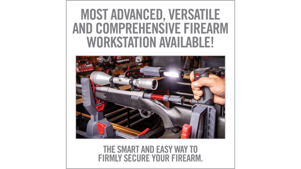 Real Avid Master Gun Workstation, Grey, Black, Red, Large, AVMGWS