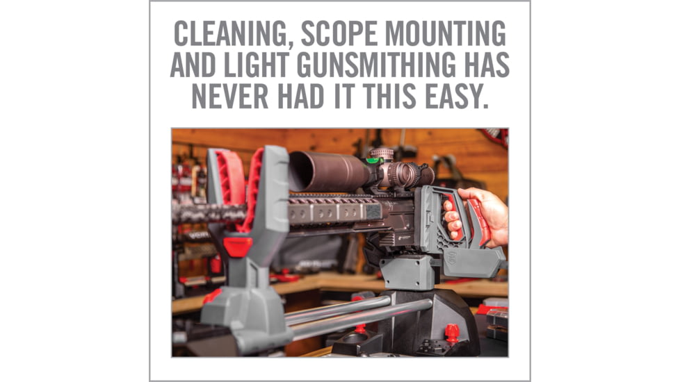 Real Avid Master Gun Workstation, Grey, Black, Red, Large, AVMGWS