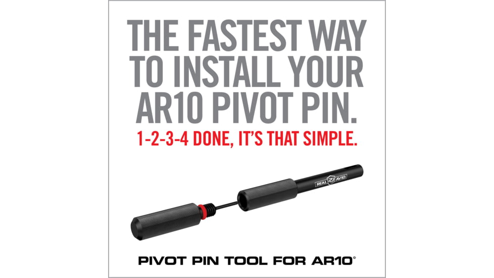 Real Avid Pivot Pin Tool for AR10, Black, Small, AVAR10PPT