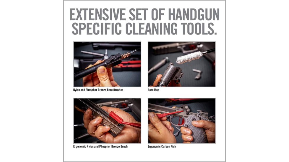 Real Avid Prime-9 HG Cleaning Kit - 12 Pack, 9mm Luger Pistol, AVGCK9MM-12D
