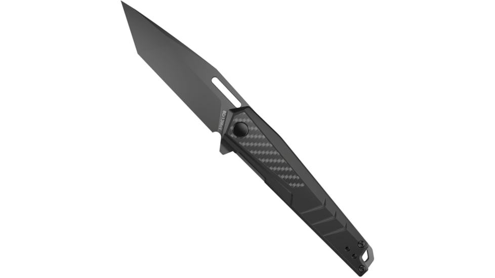 Real Avid Rav-6 Knife Assisted Tanto 3.4 Blade Black Alum.