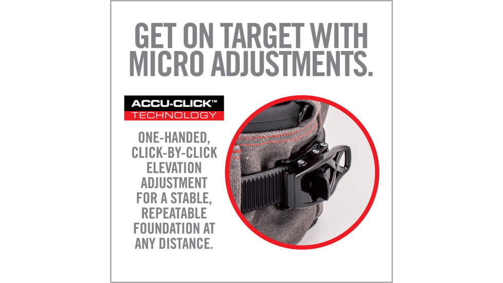 Real Avid Ratchet Rest - Adjustable Height Shooting Bag