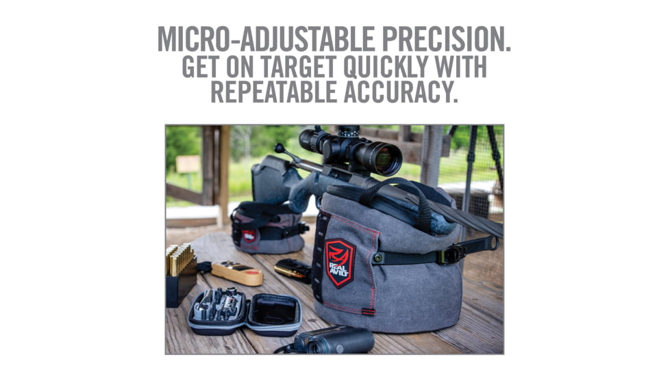 Real Avid Ratchet Rest - Adjustable Height Shooting Bag