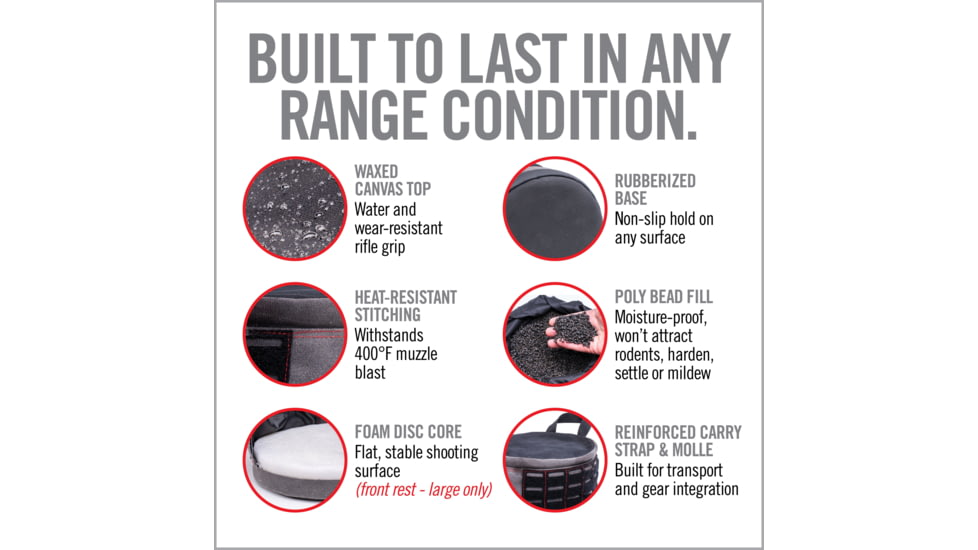 Real Avid Ratchet Rest - Adjustable Height Shooting Bag