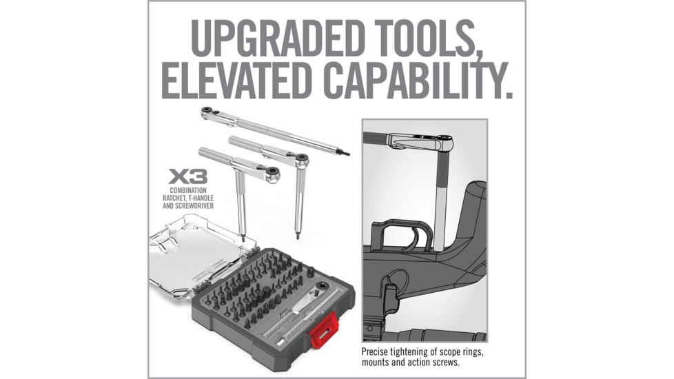 Real Avid X3 Driver 57-Piece Gunsmithing Bit Set