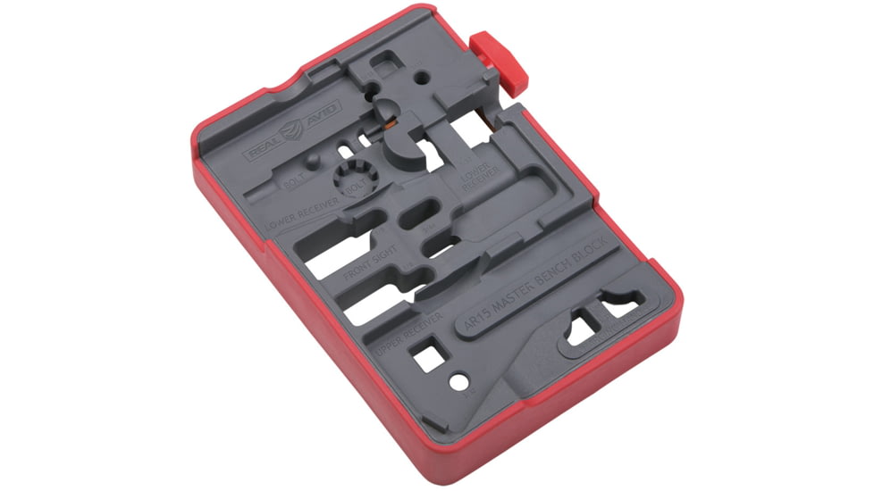Real Avid Rubberized Non-Slip AR15 Master Bench Block, AVAR15MBB