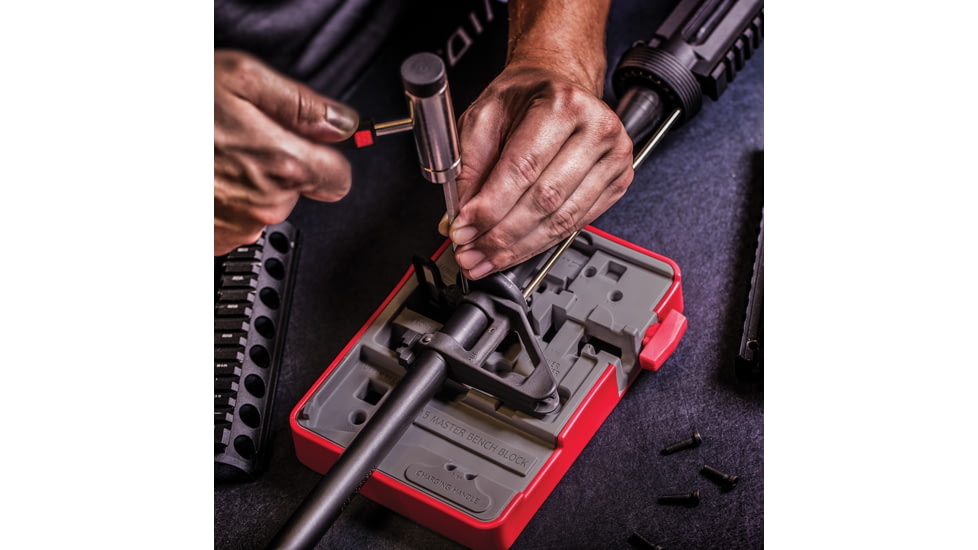 Real Avid Rubberized Non-Slip AR15 Master Bench Block, AVAR15MBB