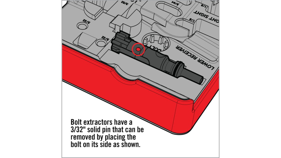 Real Avid Rubberized Non-Slip AR15 Master Bench Block, AVAR15MBB