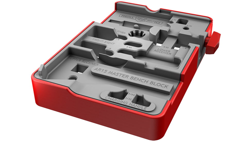 Real Avid Rubberized Non-Slip AR15 Master Bench Block, AVAR15MBB