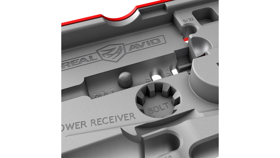 Real Avid Rubberized Non-Slip AR15 Master Bench Block, AVAR15MBB