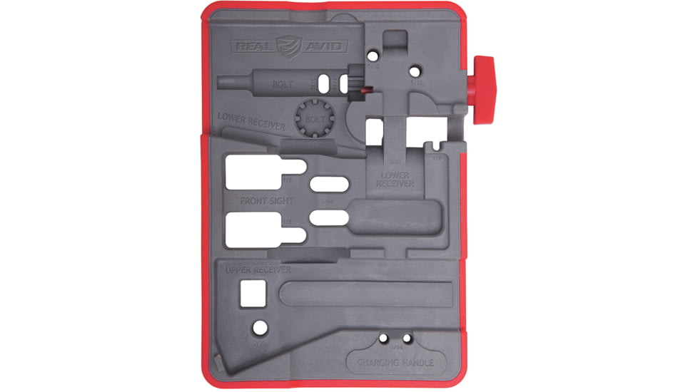 Real Avid Rubberized Non-Slip AR15 Master Bench Block, AVAR15MBB