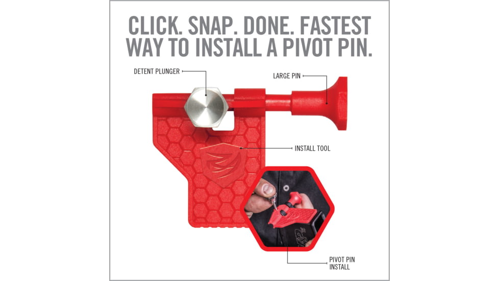 Real Avid Simplified, Non-marring AR15 Pivot Pin Tool, AVAR15PPT