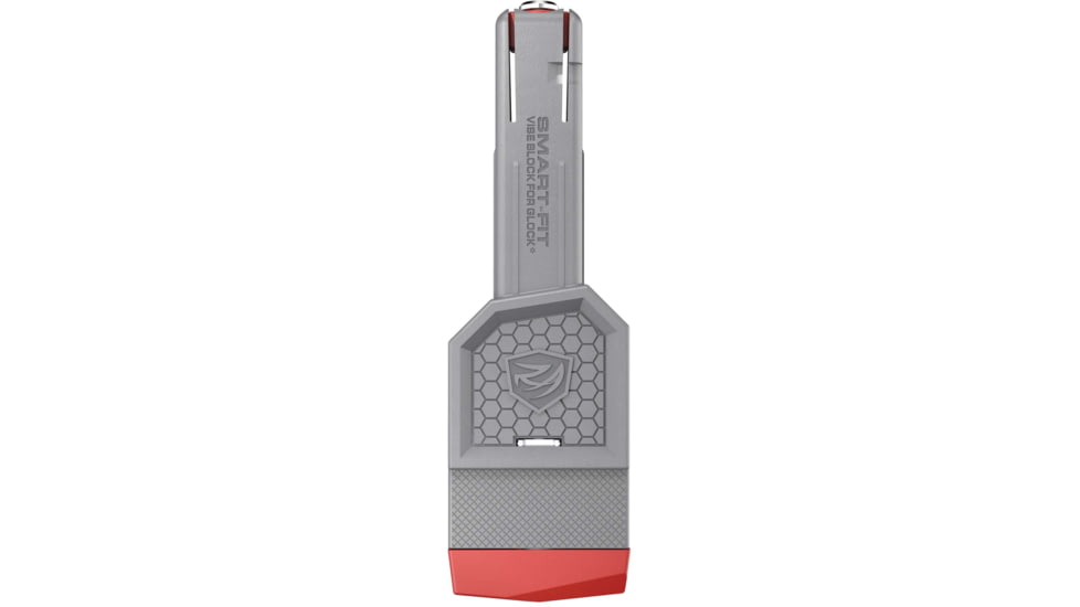 Real Avid Smart-Fit AR-9 Vise Block, Grey/Red, AVGLOCKSFVB