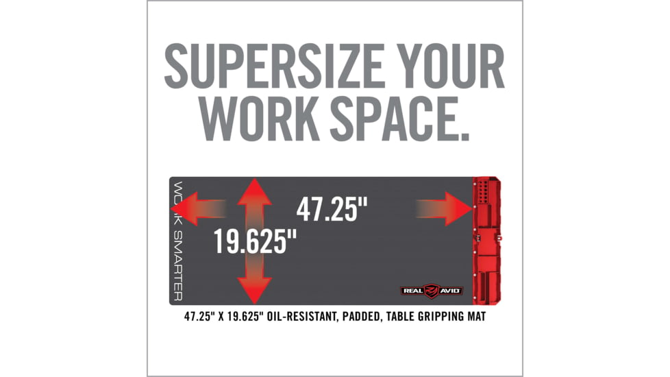 Real Avid Smart Mat, XL-Small Parts Tray, AVXLV1SM
