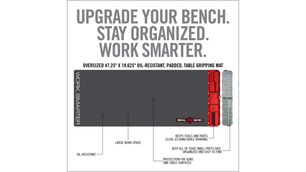 Real Avid Smart Mat, XL-Small Parts Tray, AVXLV1SM