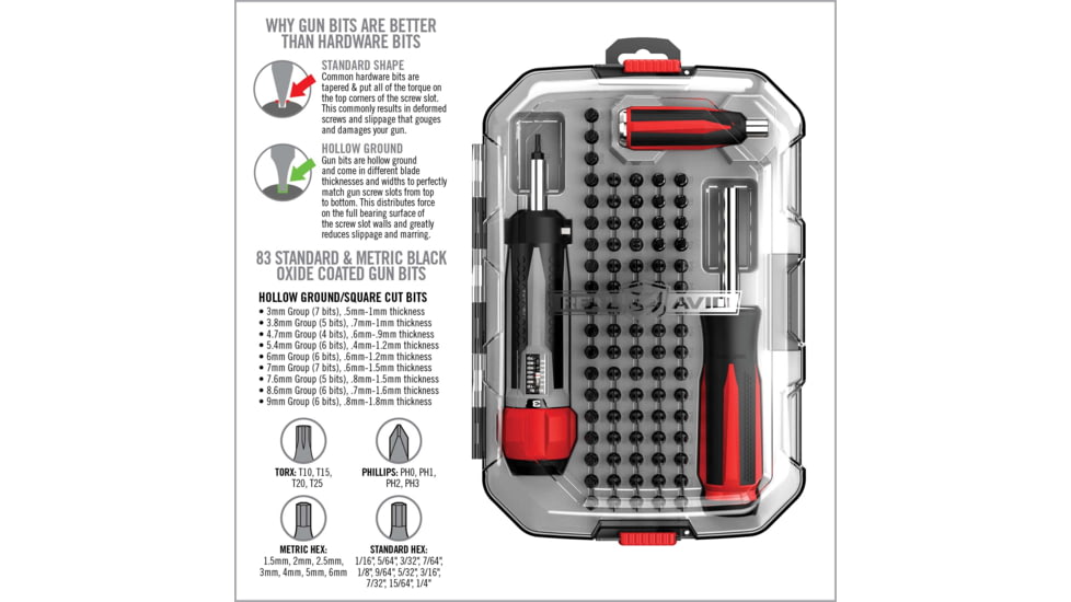 Real Avid Smart-Torq &amp; Driver Master Set, Black, AVSTDMS