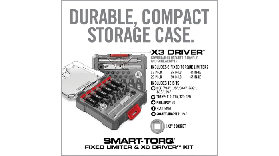 Real Avid Smart Torq Fixed Limiter/X3 Driver Kit, AVSTFLX3KIT