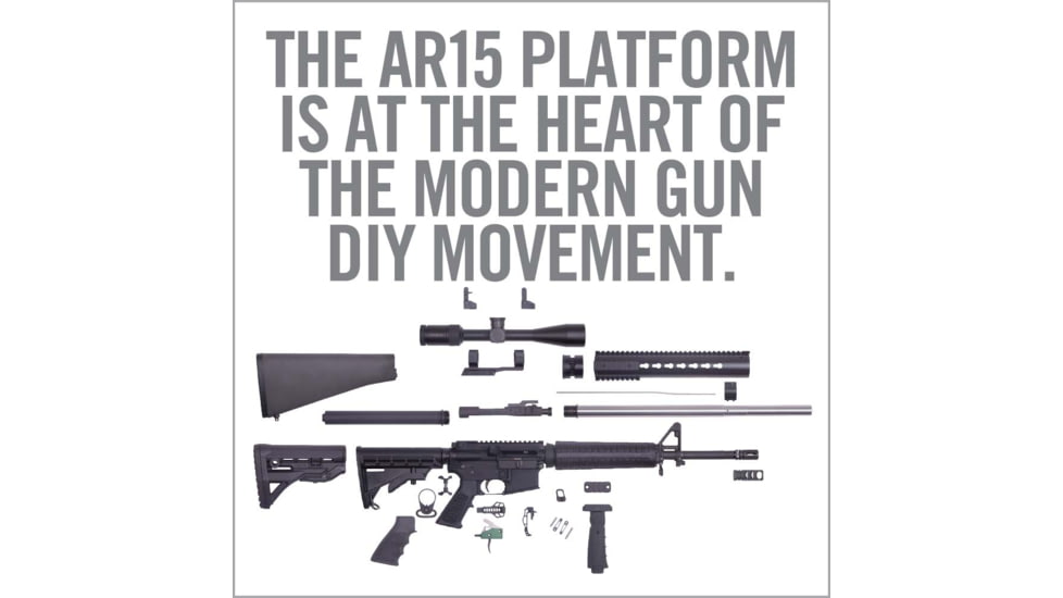 Real Avid Top AR15 Mods Instructional Book, Black, 18 Mods, AR15, AVTOPMODS