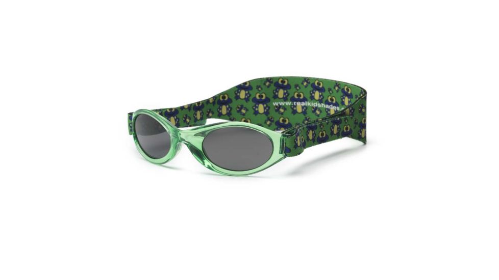Real Kids My First Shades Sunglasses for 0-24mo - Green Frogs Shades 024GRNFROGS
