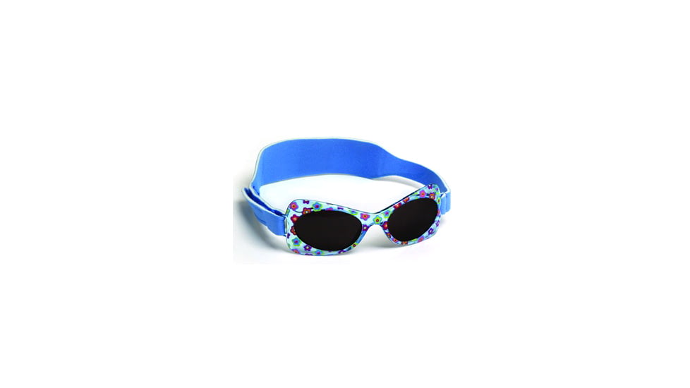 Real Kids Shades - My First Shades Sunglasses for Girls Age 2-5 - Blue Flower