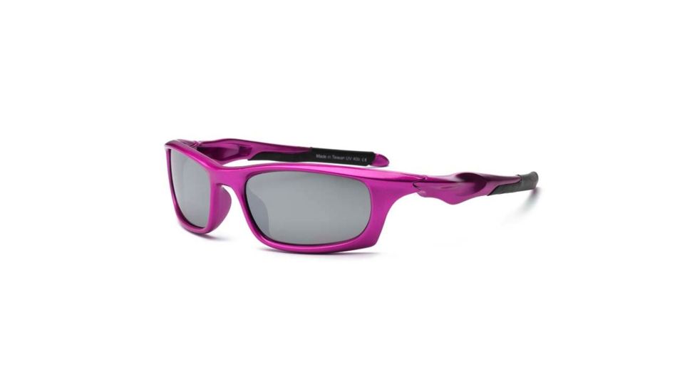 Real Kids Shades Pink Sport Polycarbonate Frame with PC/Polarized Lens 7+, Girls 7STOPNKP2
