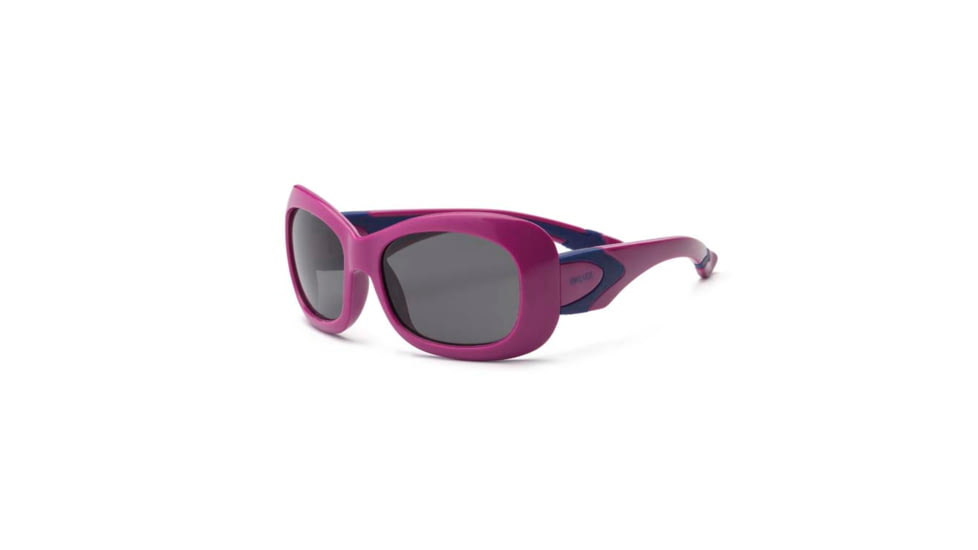 Real Kids Shades Purple/Navy Double Injection Flex Fit Frame with PC/Polarized Lens 7+, Girls 7BREPUNVP2