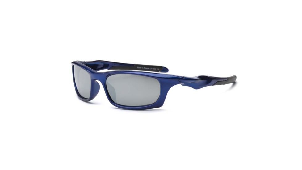 Real Kids Shades Royal Sport Polycarbonate Frame with Blue Mirror Lens 7+, Unisex 7STORYL
