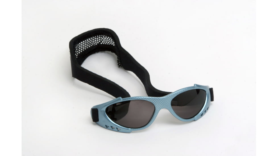 Real Kids Shades Xtreme Sport Sunglasses 7 - 12 Years - Light Blue w/ Adjustable Band 712XTRSLTBLUE