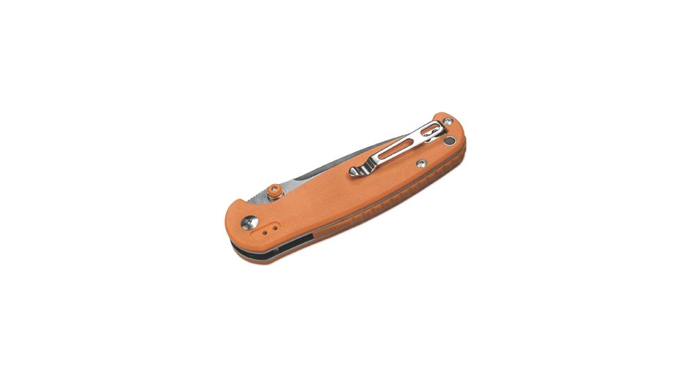 H6 14C28N Sandvik Steel  3.75In Folding Blade Knife, Orange
