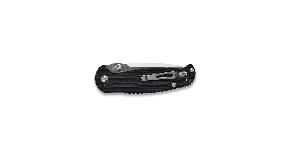 H6 3.75in Stonewashed Blade, Black Handle