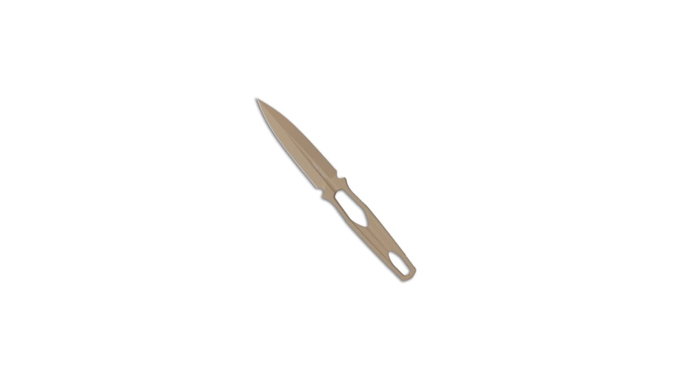 Real Steel Real Steel Astral Dagger Fixed Blade Knife Coyote Tan Steel 3.3" Tan Cerakote, Tan, Bohler K110, adult, BHQ-210379