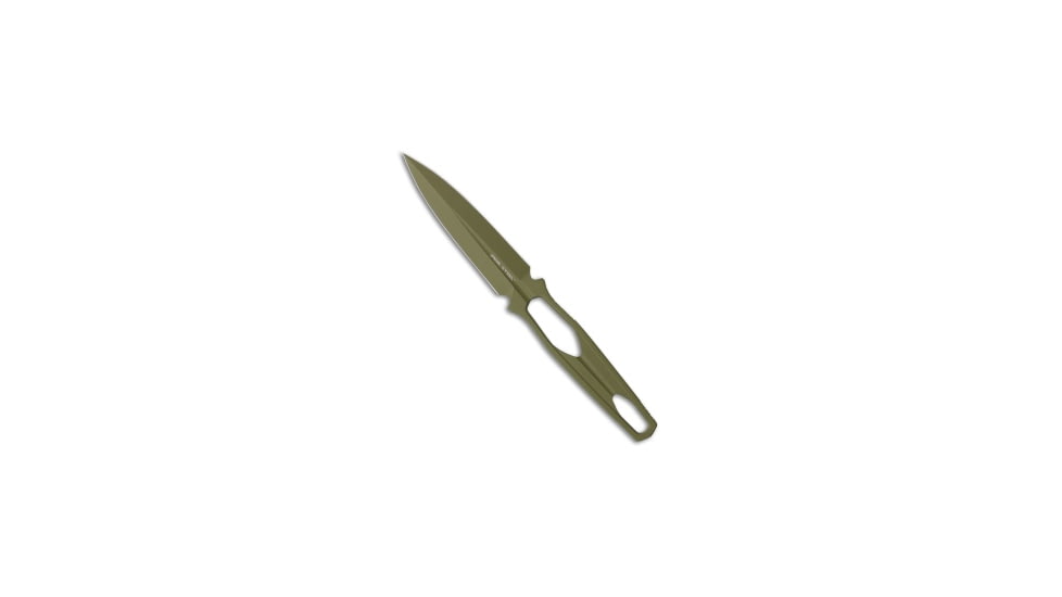 Real Steel Real Steel Astral Dagger Fixed Blade Knife Green Steel 3.3" Green Cerakote, Green, Bohler K110, adult, BHQ-210420