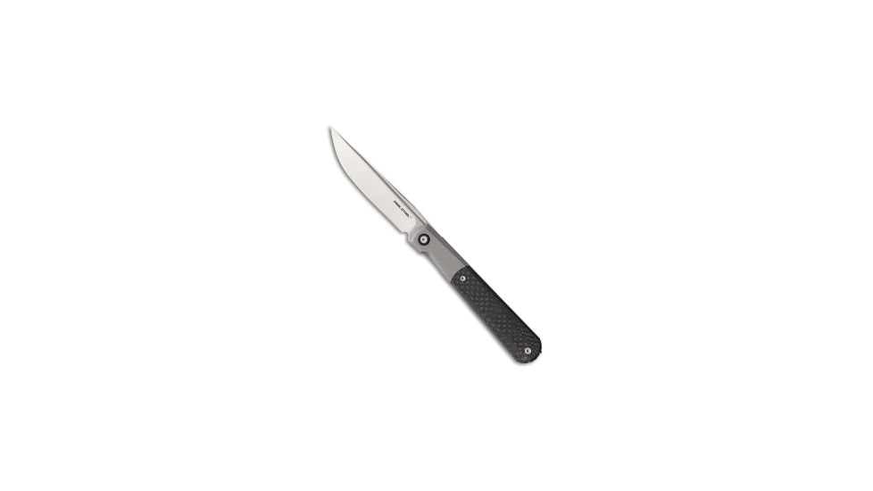 Real Steel Real Steel Barlow RB-7 Frame Lock Knife Titanium + Carbon Fiber 3.3" Satin, Black/Gray, CPM S35VN, adult, BHQ-212967