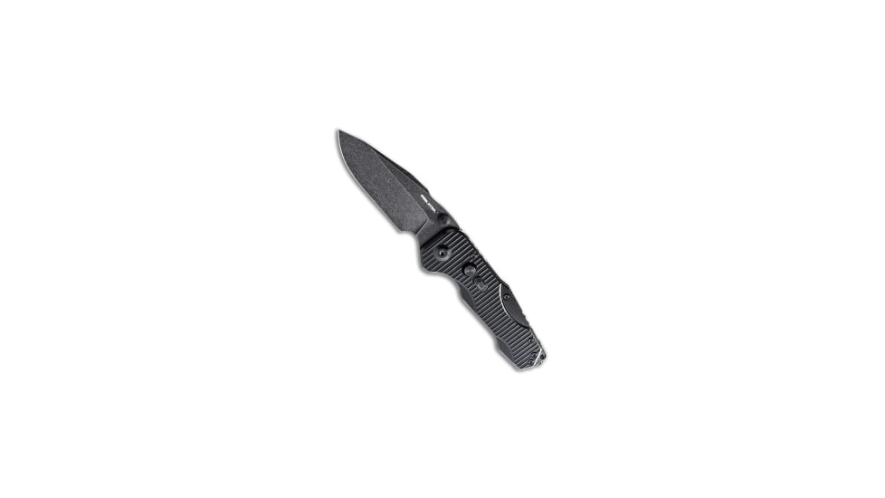 Real Steel Evolution Ironclad Folding Knife, 3.80in, D2, Drop Point Blade, G-10, Steel, Black Handle, Black/Black, 8.70 inch, BHQ-221817