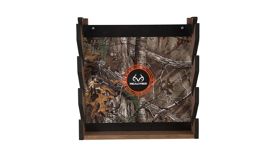 Realtree 4 Gun Wall Storage Rack, Camo, 30 x 5 x 35, 39-4004