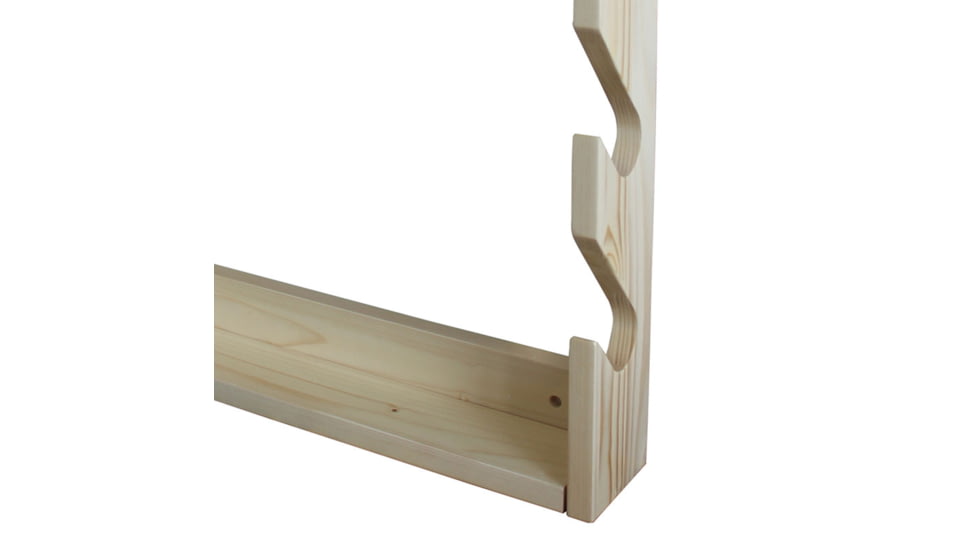 Realtree 4 Gun Wall Storage Rack, Pine, White Pine, 21 x 5 x 28, 39-4000