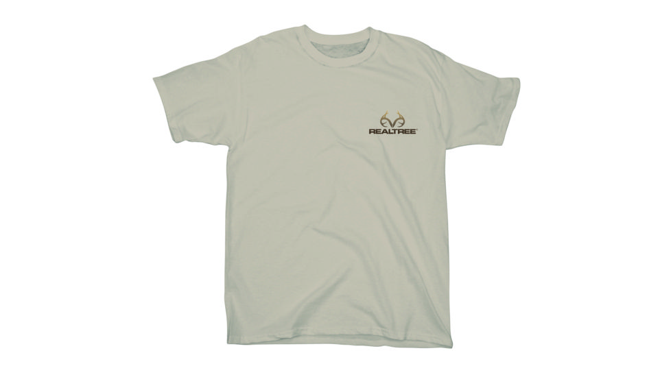 Realtree Mens American Tradition S/S Tee, Sand, XXL RTD010011.081900.XXL