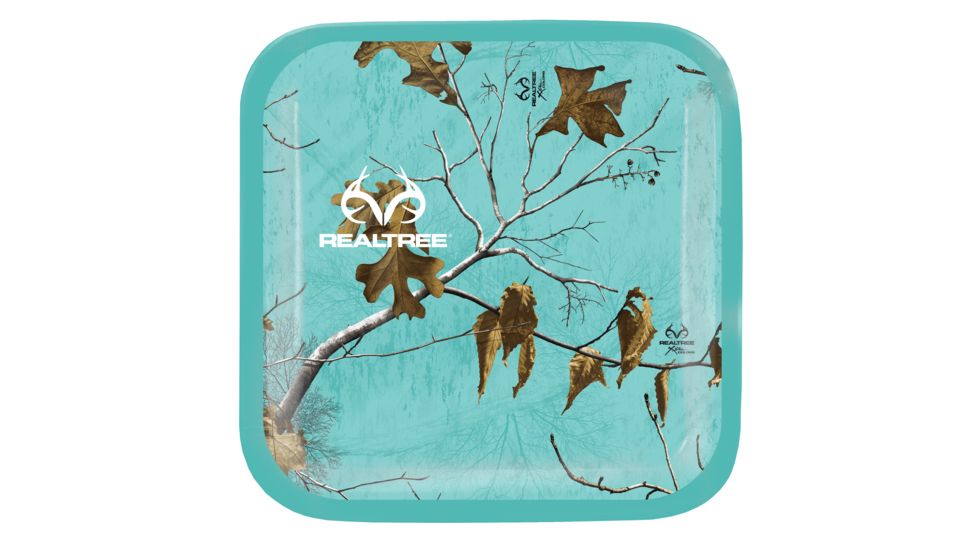 Realtree Paper Plates,Square9in,8Pk,Realtree xtra Seaglass D000038790199