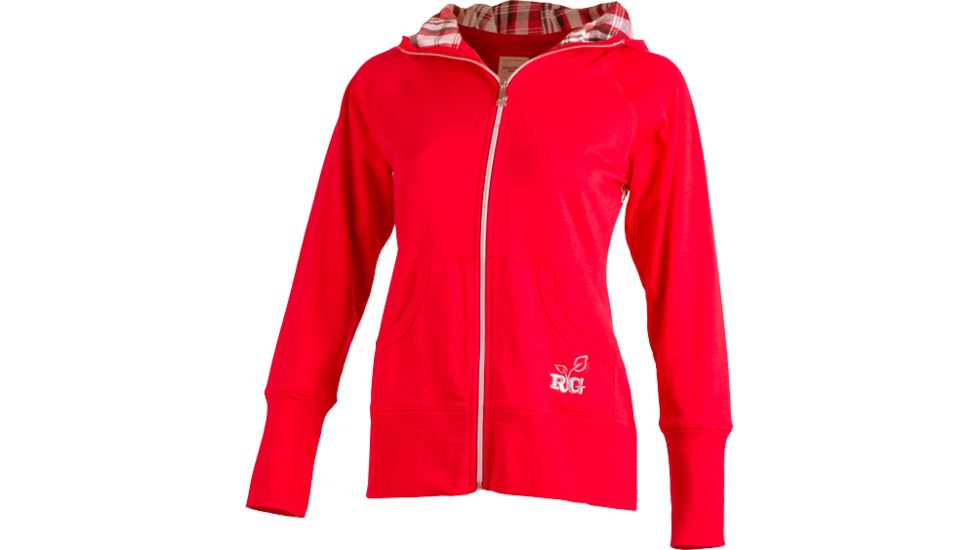 Realtree Rt Women's Star Hoodie Large Red With Rtg Logo