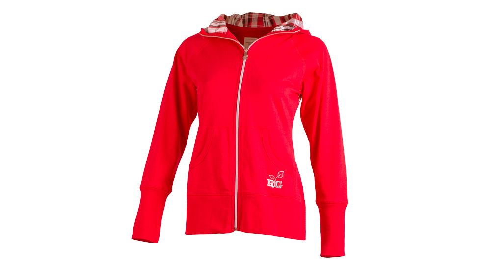Realtree Rt Women's Star Hoodie Medium Red With Rtg Logo