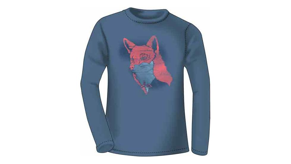 Realtree Rt Women's T-shirt Long Sleeve Large ''sly Fox'' Indigo