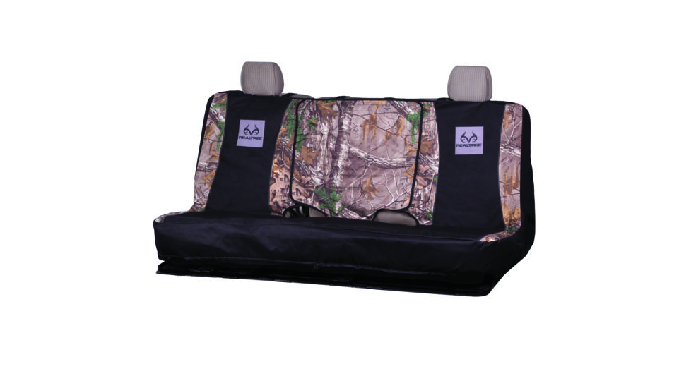 Realtree Seat Cover, Bench, Ms, Black/Realtree RSC5017