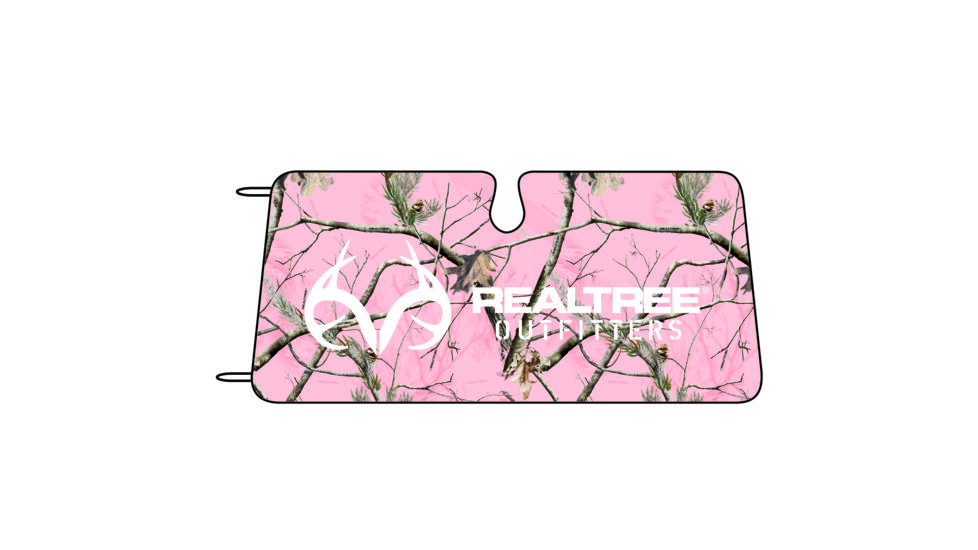Realtree Windshield Shade, Accordion, Apc Pink RWS1006
