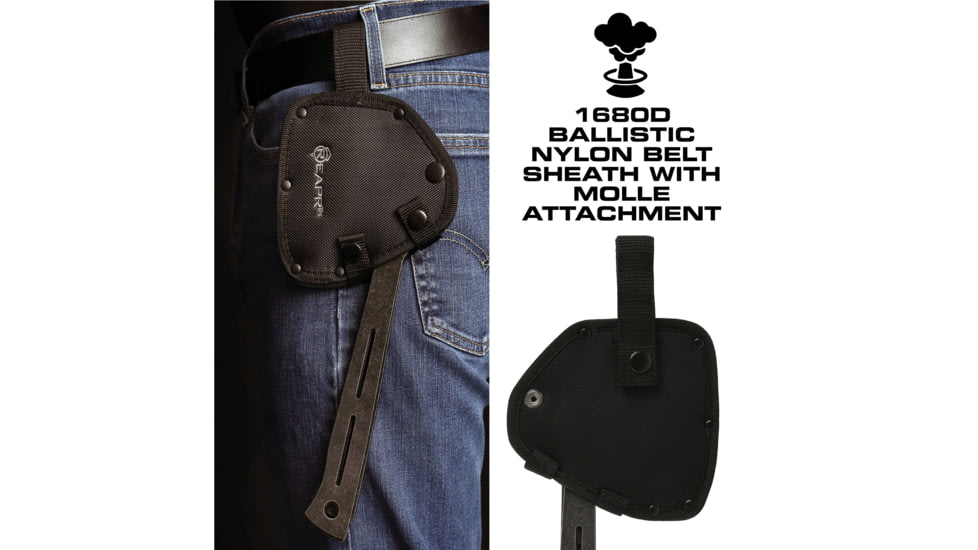 Reapr Chuk 3 Piece Throwing Axe Set, Stonewashed Stainless, 11023