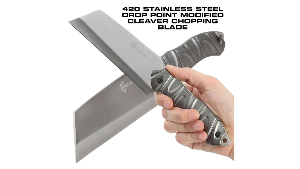 Reapr JAMR Fixed Blade Knife, 6in, Stainless Steel, Satin Stainless, 11012