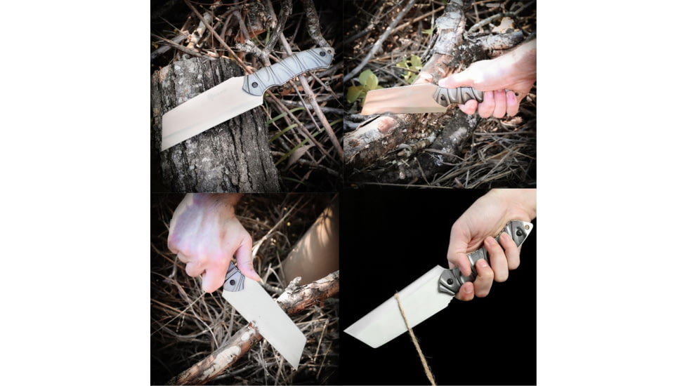 Reapr JAMR Fixed Blade Knife, 6in, Stainless Steel, Satin Stainless, 11012