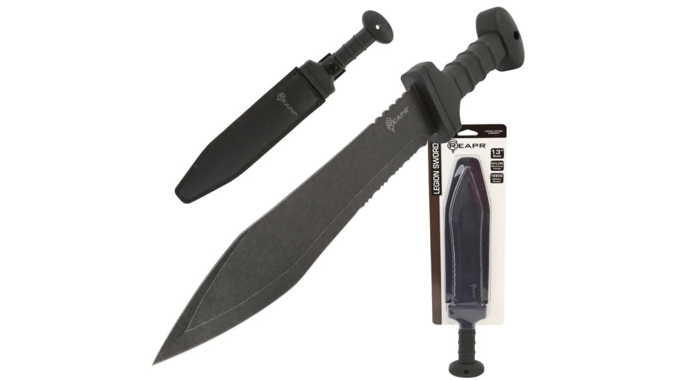 Reapr Legion Sword, 13in, 420 Stainless Steel, Stonewashed Stainless, 11019